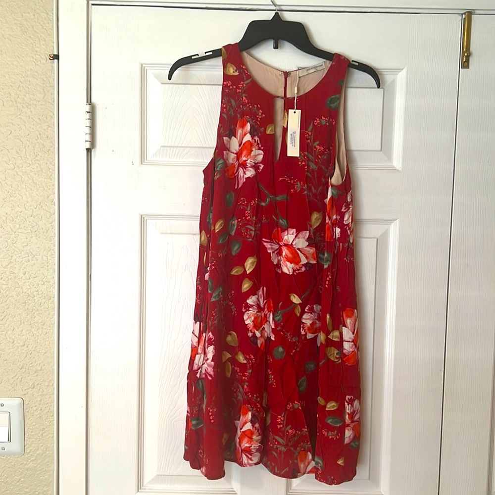 Lavender brown size small women’s dress new with tags